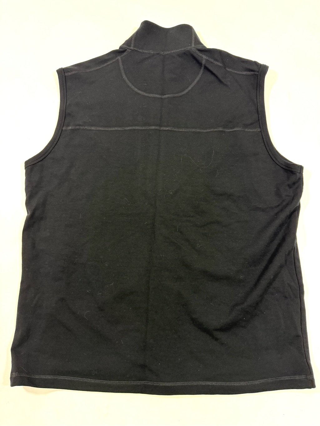 Woolx Mens New York Full Zip Vest Black — image 2 of 5